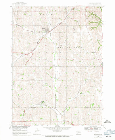 United States Geological Survey Kennard, NE (1968, 24000-Scale) digital map
