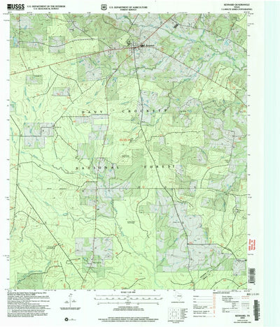 United States Geological Survey Kennard, TX (2004, 24000-Scale) digital map