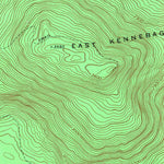 United States Geological Survey Kennebago Lake, ME (1970, 24000-Scale) digital map