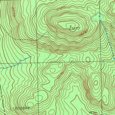 United States Geological Survey Kennebago, ME (1990, 24000-Scale) digital map