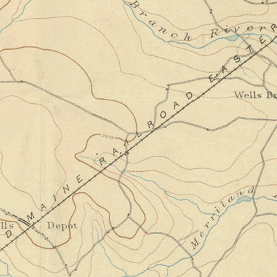 United States Geological Survey Kennebunk, ME (1893, 62500-Scale) digital map