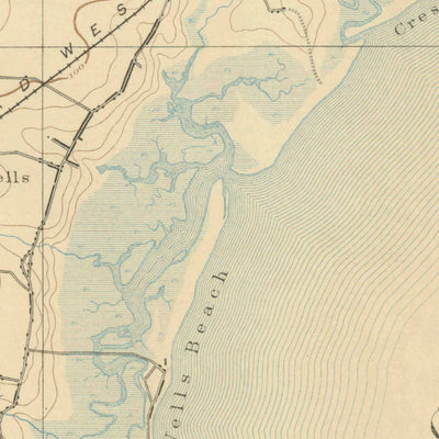 United States Geological Survey Kennebunk, ME (1893, 62500-Scale) digital map