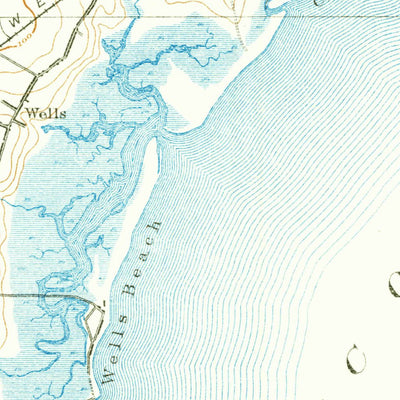 United States Geological Survey Kennebunk, ME (1898, 62500-Scale) digital map