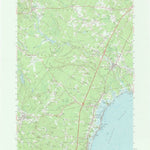 United States Geological Survey Kennebunk, ME (1956, 62500-Scale) digital map