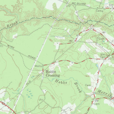 United States Geological Survey Kennebunk, ME (1956, 62500-Scale) digital map