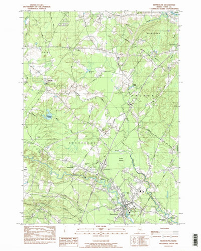 United States Geological Survey Kennebunk, ME (1983, 24000-Scale) digital map