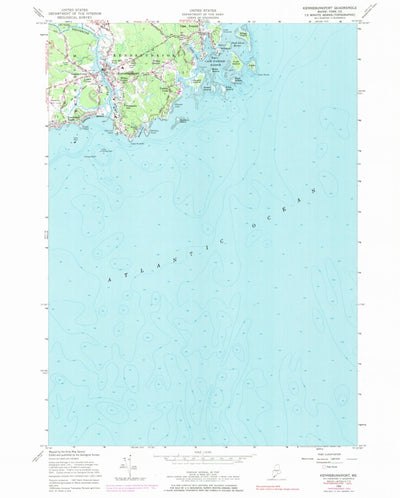 United States Geological Survey Kennebunkport, ME (1956, 24000-Scale) digital map