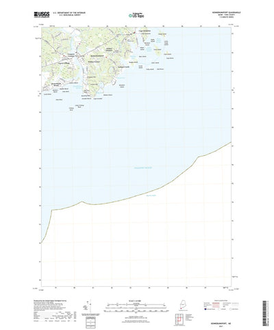 United States Geological Survey Kennebunkport, ME (2021, 24000-Scale) digital map
