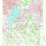 United States Geological Survey Kennedale, TX (1959, 24000-Scale) digital map