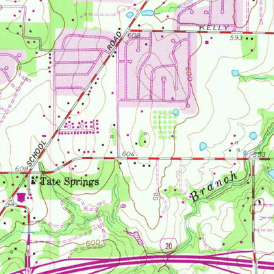 United States Geological Survey Kennedale, TX (1959, 24000-Scale) digital map