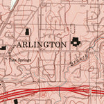 United States Geological Survey Kennedale, TX (1995, 24000-Scale) digital map
