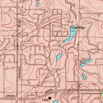 United States Geological Survey Kennedale, TX (1995, 24000-Scale) digital map