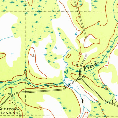 United States Geological Survey Kennedy Creek, FL (1945, 24000-Scale) digital map