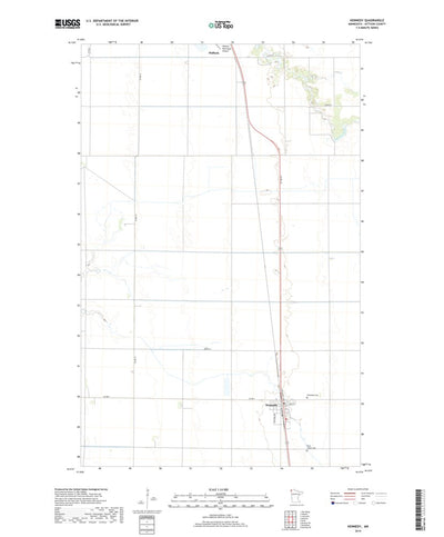 United States Geological Survey Kennedy, MN (2019, 24000-Scale) digital map