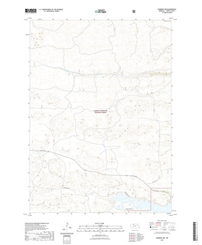 United States Geological Survey Kennedy NW, NE (2021, 24000-Scale) digital map