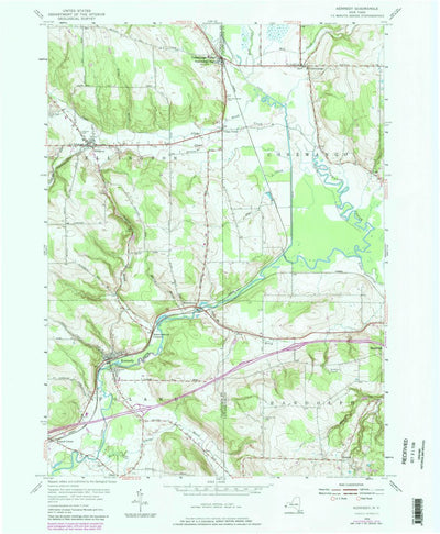 United States Geological Survey Kennedy, NY (1954, 24000-Scale) digital map