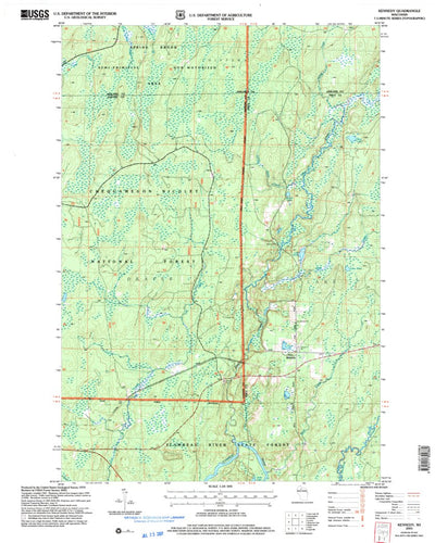United States Geological Survey Kennedy, WI (2005, 24000-Scale) digital map