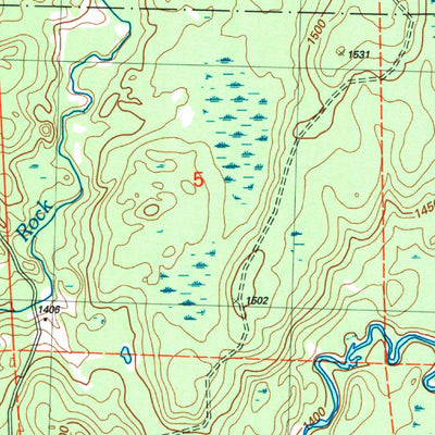 United States Geological Survey Kennedy, WI (2005, 24000-Scale) digital map