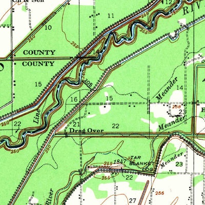 United States Geological Survey Kennett, MO-AR (1940, 62500-Scale) digital map