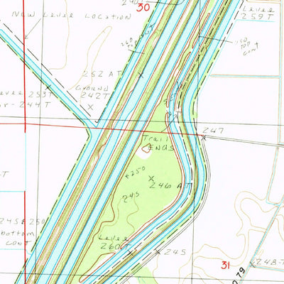 United States Geological Survey Kennett South, MO-AR (1983, 24000-Scale) digital map