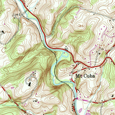 United States Geological Survey Kennett Square, PA-DE (1954, 24000-Scale) digital map