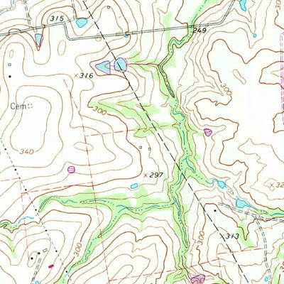 United States Geological Survey Kenney, TX (1963, 24000-Scale) digital map