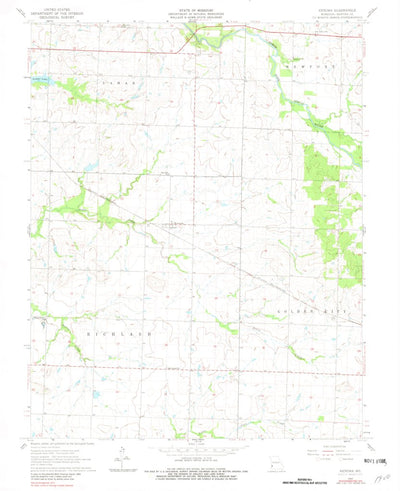 United States Geological Survey Kenoma, MO (1962, 24000-Scale) digital map