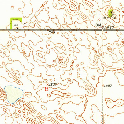 United States Geological Survey Kensal, ND (1951, 24000-Scale) digital map