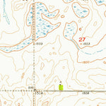 United States Geological Survey Kensal NW, ND (1951, 24000-Scale) digital map