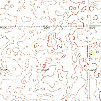 United States Geological Survey Kensal SE, ND (1951, 24000-Scale) digital map