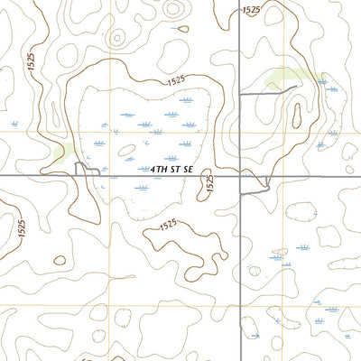 United States Geological Survey Kensal SE, ND (2020, 24000-Scale) digital map