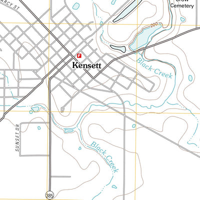 United States Geological Survey Kensett, AR (2011, 24000-Scale) digital map