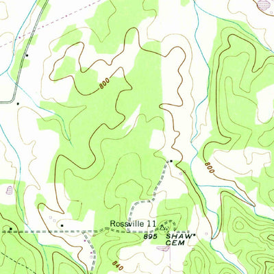 United States Geological Survey Kensington, GA (1946, 24000-Scale) digital map