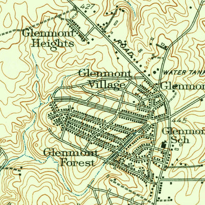 United States Geological Survey Kensington, MD (1951, 24000-Scale) digital map