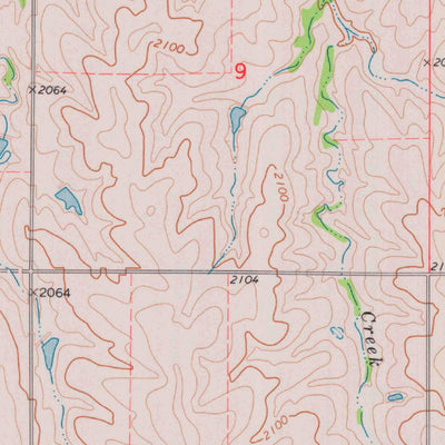 United States Geological Survey Kensington NE, KS (1973, 24000-Scale) digital map