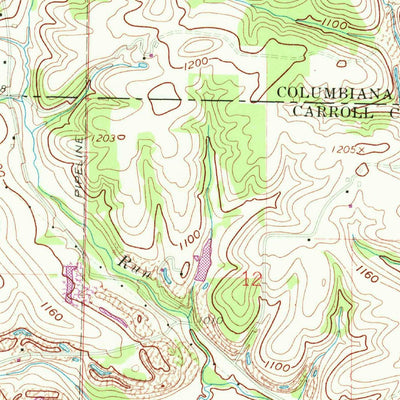 United States Geological Survey Kensington, OH (1960, 24000-Scale) digital map
