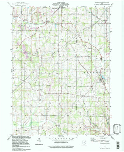 United States Geological Survey Kensington, OH (1994, 24000-Scale) digital map