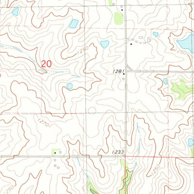 United States Geological Survey Kent, IA (1981, 24000-Scale) digital map