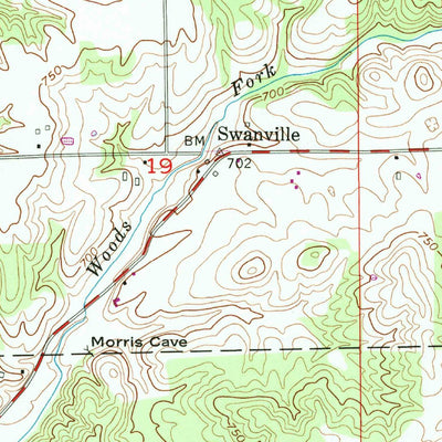 United States Geological Survey Kent, IN (1956, 24000-Scale) digital map