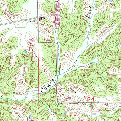 United States Geological Survey Kent, IN (1956, 24000-Scale) digital map