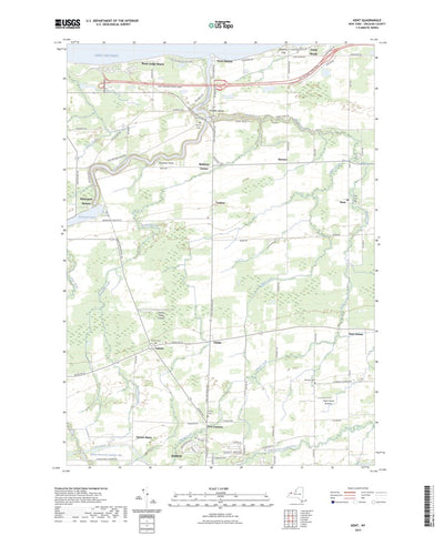 United States Geological Survey Kent, NY (2023, 24000-Scale) digital map