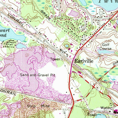 United States Geological Survey Kent, OH (1960, 24000-Scale) digital map