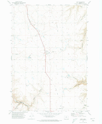 United States Geological Survey Kent, OR (1970, 24000-Scale) digital map