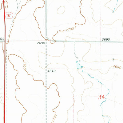 United States Geological Survey Kent, OR (1970, 24000-Scale) digital map
