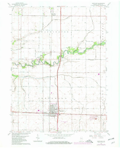 United States Geological Survey Kentland, IN (1961, 24000-Scale) digital map