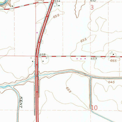 United States Geological Survey Kentland, IN (1961, 24000-Scale) digital map