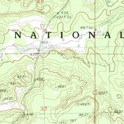 United States Geological Survey Kenton, MI (1982, 25000-Scale) digital map