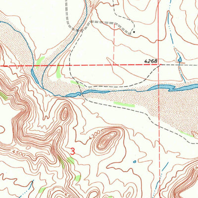 United States Geological Survey Kenton, OK-CO (1968, 24000-Scale) digital map