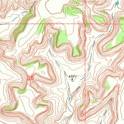 United States Geological Survey Kenton, OK-CO (1968, 24000-Scale) digital map