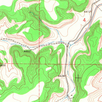 United States Geological Survey Kenton SW, OK (1969, 24000-Scale) digital map